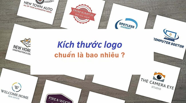 Kích thước logo chuẩn là bao nhiêu?